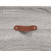 vidaXL Highboard Grau Sonoma 34,5x34x180 cm Holzwerkstoff