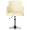vidaXL Esszimmerst&uuml;hle 2 Stk. Creme Stoff