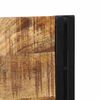 vidaXL Kopfteil 200 cm Massivholz Mango und Eisen