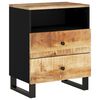 vidaXL Nachttisch 50x33x62 cm Massivholz Mango & Holzwerkstoff