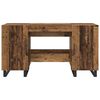 vidaXL Schreibtisch mit Regal Altholz 140 x 50 x 75 cm Holzwerkstoff