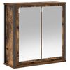 vidaXL Bad-Wandschrank mit Spiegel R&auml;uchereiche 60x21x60 cm
