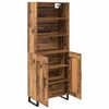 vidaXL Highboard Altholz 69,5 x 34 x 180 cm Holzwerkstoff