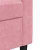 vidaXL 3-Sitzer-Sofa Rosa 210 cm Samt