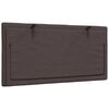 vidaXL Kopfteil-Kissen "Hanko" Dunkelbraun 100 cm Stoff