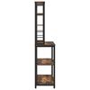 vidaXL K&uuml;chenregal Ger&auml;ucherte Eiche 100 x 40 x 168 cm Holzwerkstoff