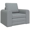 vidaXL Sofa Bett Hellgrau 98 x 71 x 83 cm Stoff