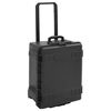 vidaXL Koffer f&uuml;r Flugreise Tragbar Schwarz 62,5x49,5x37 cm PP