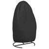 vidaXL Abdeckung f&uuml;r H&auml;ngesessel Schwarz &Oslash; 190x108 cm 420D Oxford
