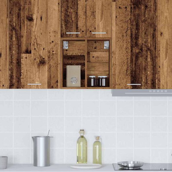 vidaXL H&auml;ngeschrank Altholz 40 x 29,5 x 40 cm Holzwerkstoff