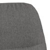 vidaXL Relaxsessel mit Hocker Hellgrau Stoff