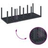 vidaXL Garten Essgruppe 9 pcs Anthrazit Polypropylen