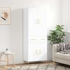 vidaXL Highboard Wei&szlig; 69,5x34x180 cm Holzwerkstoff