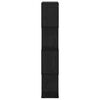 vidaXL B&uuml;cherregal Schwarz Eichen-Optik 70 x 24 x 129 cm Holzwerkstoff