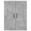 vidaXL Highboard Betongrau 69,5x34x180 cm Holzwerkstoff