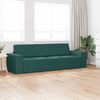 vidaXL Schlafsofa 200cm Dunkelgr&uuml;n Stoff