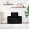 vidaXL Sofa Stuhl Schwarz 60 cm Stoff