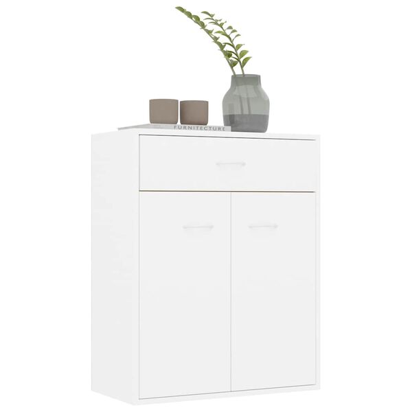 vidaXL Sideboard Wei&szlig; 60x30x75 cm Holzwerkstoff