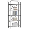 vidaXL B&uuml;cherregal Graues Sonoma 80 x 30 x 183 cm Holzwerkstoff