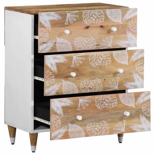 vidaXL Sideboard 60x33,5x75 cm Mangoholz
