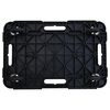 vidaXL Transportroller Schwarz 58x38x12 cm PP