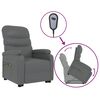 vidaXL Massagesessel mit Aufstehhilfe Anthrazit Kunstleder
