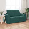 vidaXL Schlafsofa 60cm Dunkelgr&uuml;n Samt