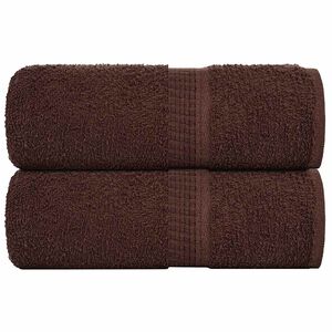 vidaXL Wascht&uuml;cher FROGN 2 Stk. Braun 30x30 cm 360 g/m&sup2;