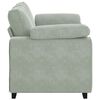vidaXL Zweisitzer-Sofa Hellgrau 160x77x82 cm Samt