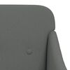 vidaXL Sessel Dunkelgrau 63x76x80 cm Stoff