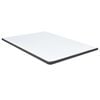 vidaXL Boxspringbett Dunkelgrau Stoff 180x200 cm