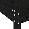 vidaXL 7-tlg. Gartenbar-Set Schwarz Massivholz Kiefer