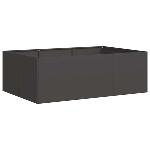 vidaXL Pflanzk&uuml;bel Schwarz 120x80x40 cm Stahl