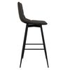 vidaXL Barhocker 2 Stk. Grau Kunstleder