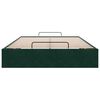 vidaXL Ottoman-Bett ohne Matratze Dunkelgr&uuml;n 120x200 cm Samt