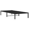 vidaXL Bettgestell Metall Schwarz 90x190 cm