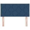 vidaXL Kopfteil Blau 90 cm Stoff