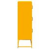 vidaXL Highboard Senfgelb 68x39x123 cm Stahl