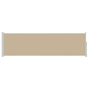vidaXL Ausziehbares Seitenmarkise Beige 300 x 170 cm Polyester