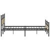 vidaXL Metallbett ohne Matratze Sonoma-Eiche 200x200 cm
