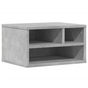 vidaXL Druckerst&auml;nder Betongrau 40x32x22,5 cm Holzwerkstoff