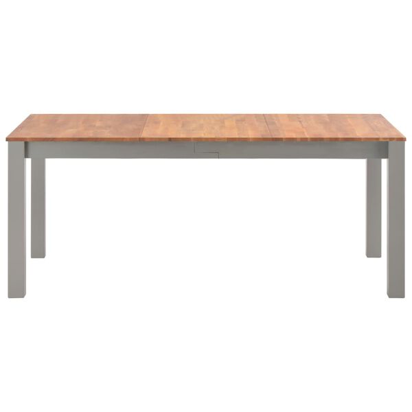 vidaXL Esstisch 180x90x74 cm Massivholz Eiche