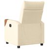 vidaXL Relaxsessel Elektrisch Creme Stoff
