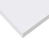 vidaXL Schweberegale 2 Stk. Hochglanz-Wei&szlig; 80x23,5x3,8 cm MDF