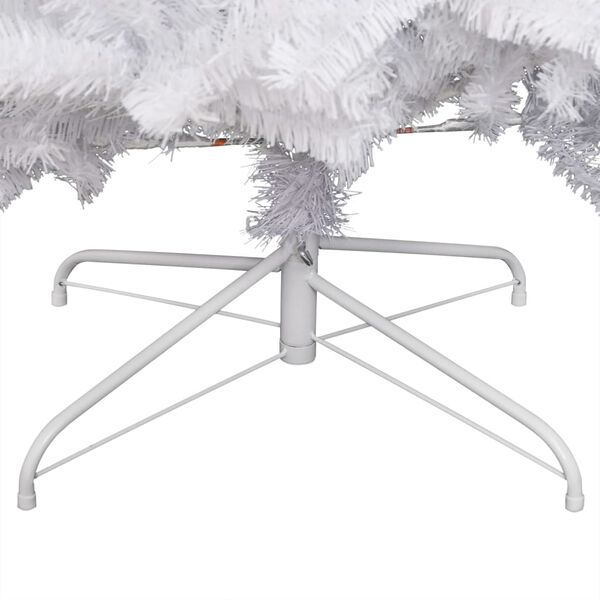 vidaXL Künstlicher Weihnachtsbaum Klappbar Beschneit 120 cm