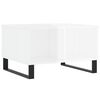 vidaXL Couchtisch Hochglanz-Wei&szlig; 60x50x36,5 cm Holzwerkstoff