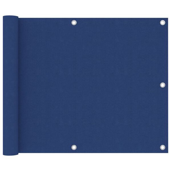 vidaXL Balkon-Sichtschutz Blau 75x300 cm Oxford-Gewebe