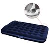 Bestway Luftbett Beflockt mit Integrierter Fu&szlig;pumpe 203x152x28 cm