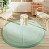 vidaXL Outdoor-Teppich ARAKIL Gr&uuml;n &Oslash;160 cm PP