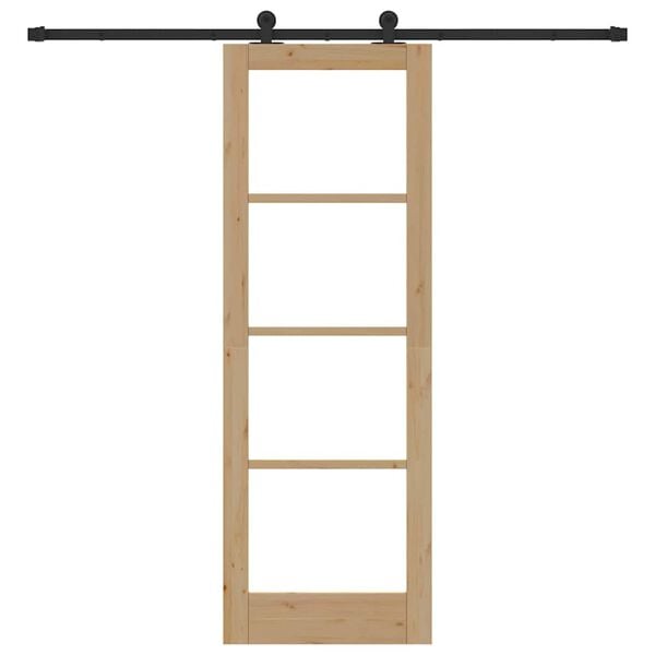 vidaXL Schiebet&uuml;r ORKDAL Natur 73,5 x 211 cm